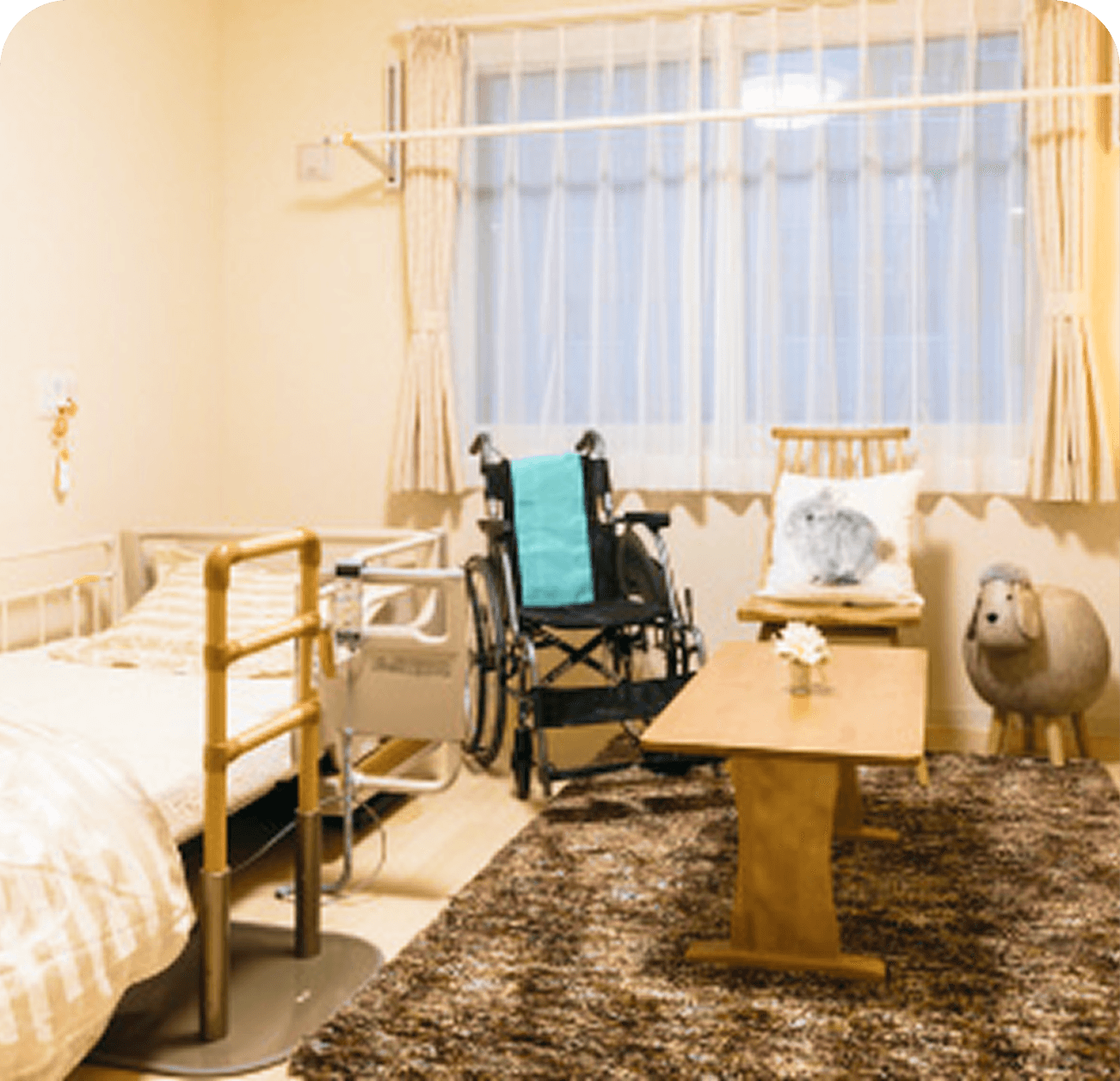 充実したプライベート空間